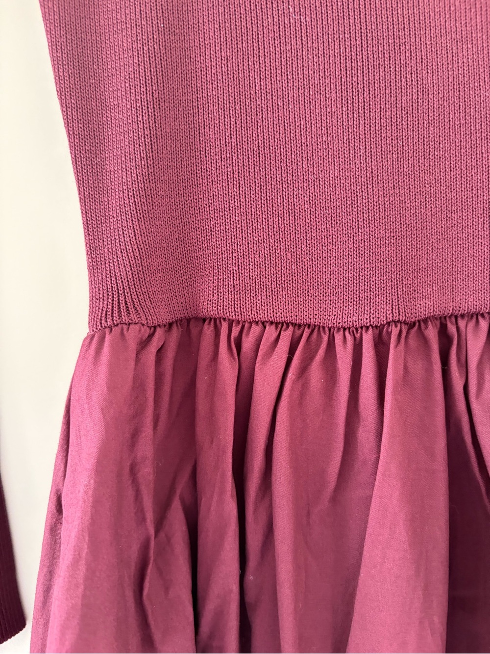 Tuckernuck Burgundy Long-Sleeve V-Neck Maxi Dress - Picture 3 of 3